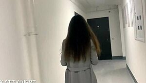 Young Katty West Paid for Outdoor Anal Action