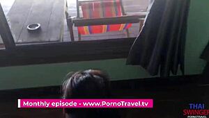 Wanna see us amateurs give an outdoor blowjob with perfect petite body?