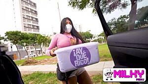 teaching how to fuck a peruvian street vendor kari