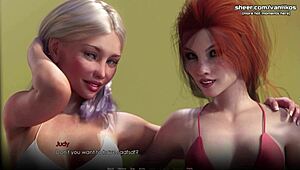 Wow, check this depraved awakening threesome with stepdad, teen redhead, and blonde friend! 😍