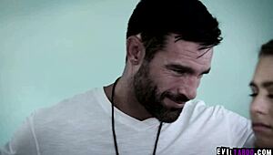 Horny professor charles dera secretly fucked with beautiful teen 18+ student jill kassidy in the bathroom