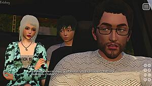 my bully lover gameplay with student slut in dress part 20