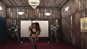 Fallout 4 features cute brunette in special wardrobe.