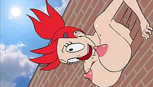 AG H Artist's Frankie gets fucked in the wall 😈