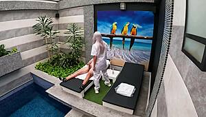 Room service blowjob in hotel