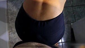 I can't stop dry humping in leggings until I cum in my pants. Spandex clings tight as I grind hard for that intense orgasm.