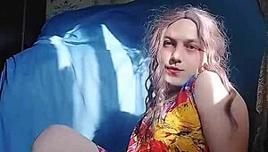 Twerking Big White Ass Crossdresser Sissy Amateur Gay Rides Hard