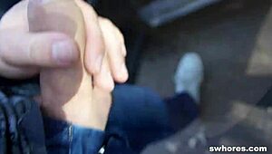 skinny czech fox picked up in lot for quick cash fuck