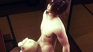 i love annie leonhart's handjob and blowjob in hentai