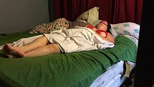 bbw wife in lingerie gets homemade fucking from amateur husband