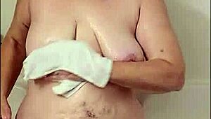 SHOWER TIME with MILF Vee Showing Off Big Tits and Juicy Ass