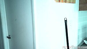 Blue eyed step sister craves big dick step bro after shower... I’m so hornny for him!