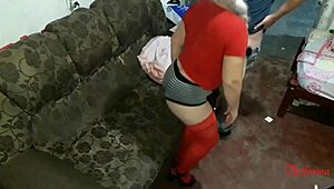 Blonde Married Slut Bangs Delivery Guy While Husband Works
