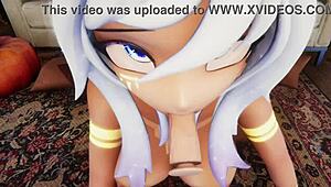 Hentai Vtuber Elfie Love Gives You Blow Job 3D Vrchat Mmd