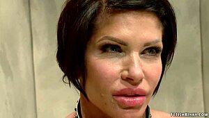 Huge Tits Milf Lesbian Endures Intense Spanking Session