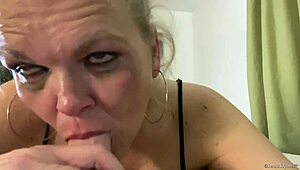 jenna jaymes performs deepthroat blowjob in motel setting