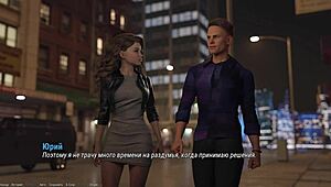 this hentai gameplay features domination and teen cunilingus.