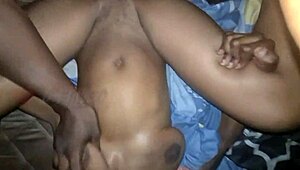 Vixen squirts in rough missionary sex