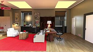 Monster cock rides cowgirl in hentai gameplay Betrayed Part 2. Deepthroat and ass action included.