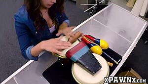 Pawnee Babe Kitty Catherine Nailed Hard in Back Office