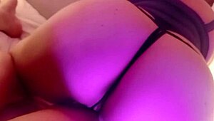 Horny Stepmother Seduces Stepson In New York, Showing Pussy And Ass Before Cleaning With Tongue