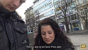 hunt4k caught a sexy target in my trap