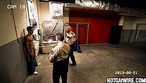 Two Inmates Caught Screwing Around in Office - Suggestive Hint