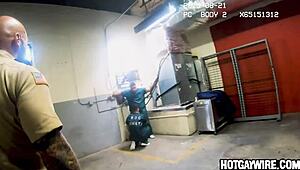 Two Inmates Caught Screwing Around in Office - Suggestive Hint