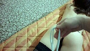 The Girl Was Tied Up In The Hotel With White Ropes First-Person Pov Video