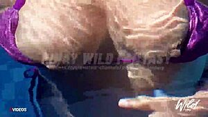 Busty Filipina Shows Her Big Breasts At The Pool