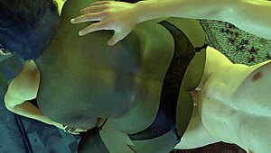 Black BBW Milf with Big Round Ass in Double Penetration