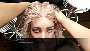 Monster cock rides cowgirl in hentai gameplay Betrayed Part 2. Deepthroat and ass action included.