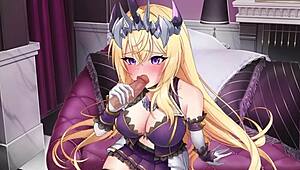 The arrogant kaiju princess DinYu in anime