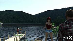 retrieving the past in lake house shower e1 18, cartoon game with bathing scenes 🛁