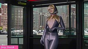 Just a casual MASTURBATION session on the way back HOME from school