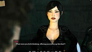 Curvy Anime Babe in 3D Hentai Game Action