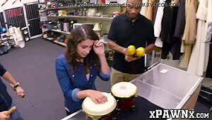 Pawnee Babe Kitty Catherine Nailed Hard in Back Office