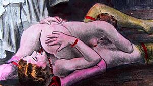 Vintage erotic drawings come alive in this retro cartoon collection. So cool!