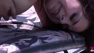 why not fuck this gorgeous brunette with huge tits outdoors? she gives amazing blowjobs too