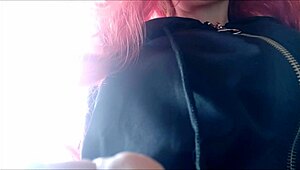 I feel the intense heat as my stepmother's asshole gapes from close-up assfucking.