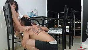 hey, found my horny stepsister at a party and ended up banging her, part 2