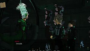 Curvy Anime Babe in 3D Hentai Game Action