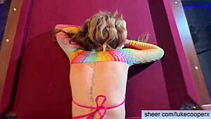 Are you gonna fuck me hard like this, neighbor girl?