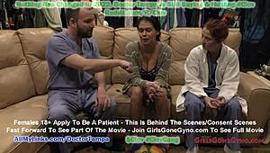 Watch Clov Angel Santana's First Gyno Exam on Hidden Cam!