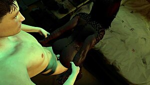 Fucked a wild succubus in 3D hentai night