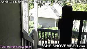 i caught my stepsister msnovember outside and she sucked my dick in public risky move