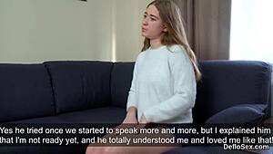 Arousing Chick Fingers Tight Vagina to Intense Climax