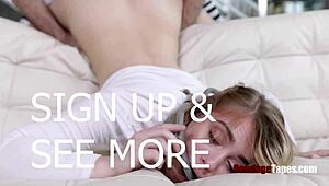 Stealing teen blonde, you’re punished by old man Anastasia Knight!