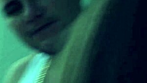 I saw this small brunette with big tits gettin the time of her life with facial