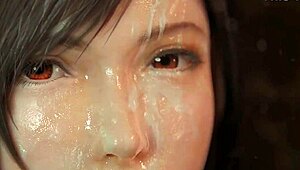 Hent Fantasy Tifa Gives INTENSIVE BLOWJOB in Wild Anime Action!